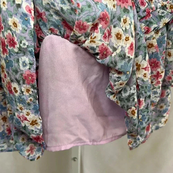 2/$30 Entro Size Medium Women’s Floral Skirt Party Concert - Picture 6 of 8